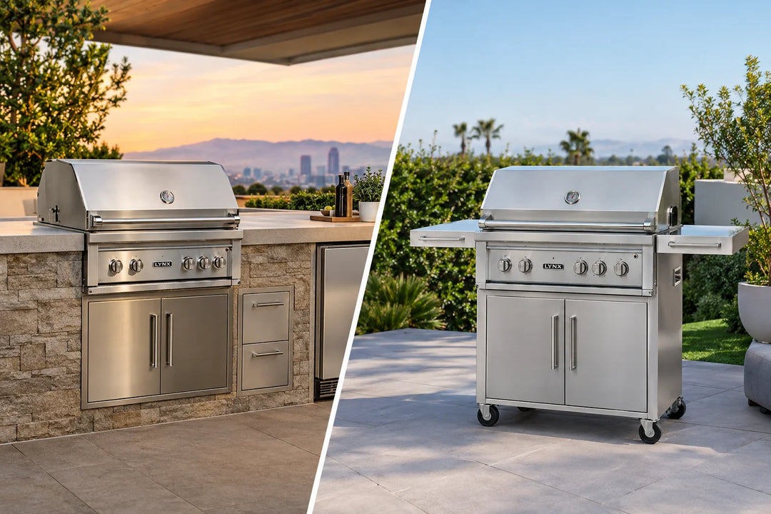 Lynx BBQ Grills Los Angeles Built-In vs Freestanding Grills 
